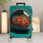 1-Piece Aquarium Fish Water Bubble Creative Lively Colorful  Suitcase Luggage Cover, Stretch Protective Sleeve