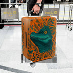 1-Piece Alligator Jungle Wild Nature Adventure Stay Wild  Suitcase Luggage Cover, Stretch Protective Sleeve