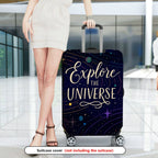 1-Piece Explore Universe Space Star Galaxy Cosmic  Suitcase Luggage Cover, Stretch Protective Sleeve