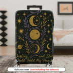 1-Piece Galaxy Moon Star Planet Cosmic Romantic Darling  Suitcase Luggage Cover, Stretch Protective Sleeve