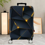 1-Piece Geometric Abstract Modern Artistic Elegant Stylish  Suitcase Luggage Cover, Stretch Protective Sleeve