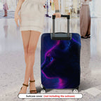 1-Piece Cosmic Cat Nebula Galaxy Space Stars  Suitcase Luggage Cover, Stretch Protective Sleeve