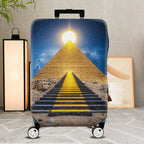 1-Piece Pyramid Stargate Cosmic Egypt Ancient Mysterious  Suitcase Luggage Cover, Stretch Protective Sleeve