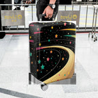 1-Piece Starry Night Cosmic Galaxy Outer Space Traveling  Suitcase Luggage Cover, Stretch Protective Sleeve