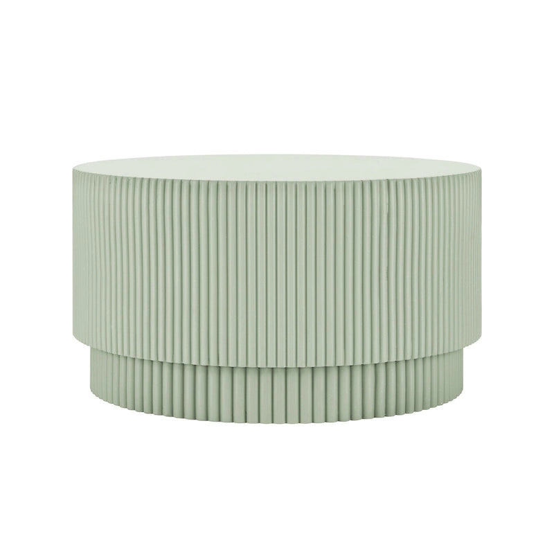 15.72-inch H-Barrel Coffee Table, Nordic Style, Simple Design, Suitable For Indoor And Outdoor Use, Magnesium Oxide Material