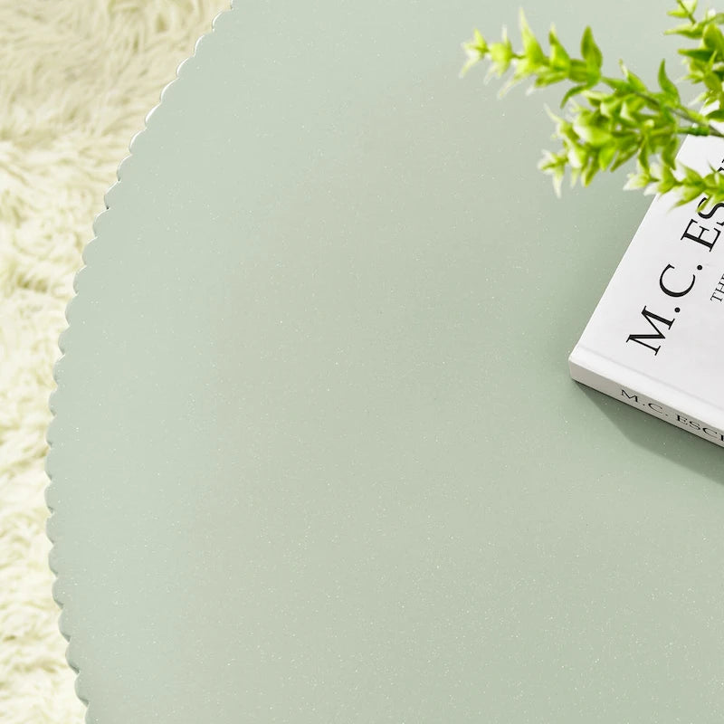 15.72-inch H-Barrel Coffee Table, Nordic Style, Simple Design, Suitable For Indoor And Outdoor Use, Magnesium Oxide Material