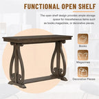 48-Inch Rustic Vintage Console Table,Farmhouse Style Entryway Table
