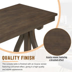 48-Inch Rustic Vintage Console Table,Farmhouse Style Entryway Table