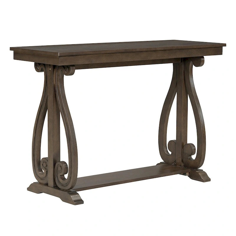 48-Inch Rustic Vintage Console Table,Farmhouse Style Entryway Table