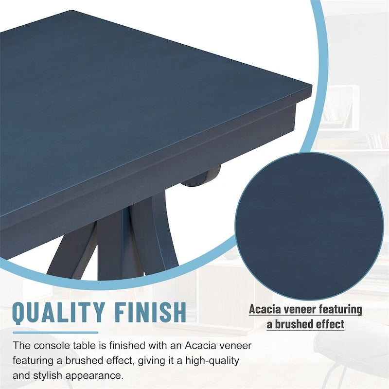 48-Inch Rustic Vintage Console Table,Farmhouse Style Entryway Table