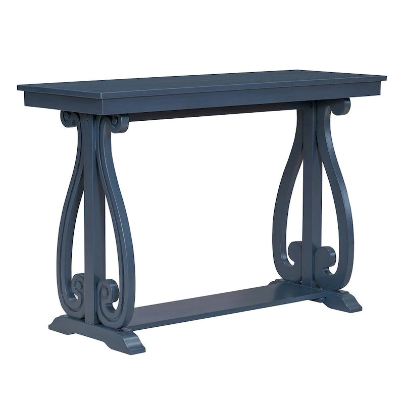 48-Inch Rustic Vintage Console Table,Farmhouse Style Entryway Table