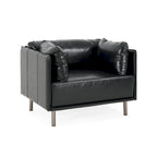 Daphne Faux Leather Lounge Chair by Christopher Knight Home