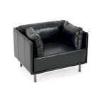 Daphne Faux Leather Lounge Chair by Christopher Knight Home