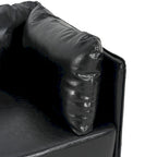 Daphne Faux Leather Lounge Chair by Christopher Knight Home