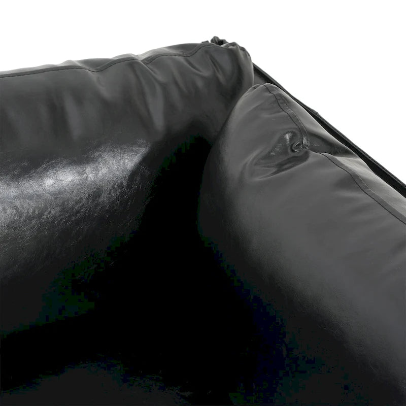 Daphne Faux Leather Lounge Chair by Christopher Knight Home