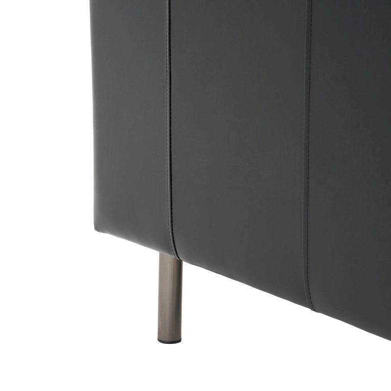 Daphne Faux Leather Lounge Chair by Christopher Knight Home