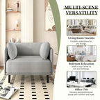 Daphne Faux Leather Lounge Chair by Christopher Knight Home