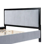 Christopher Knight Home King/Queen Upholstered Platform Bed with Soft Headboard