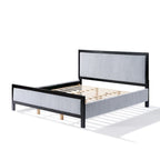 Christopher Knight Home King/Queen Upholstered Platform Bed with Soft Headboard
