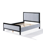 Christopher Knight Home King/Queen Upholstered Platform Bed with Soft Headboard
