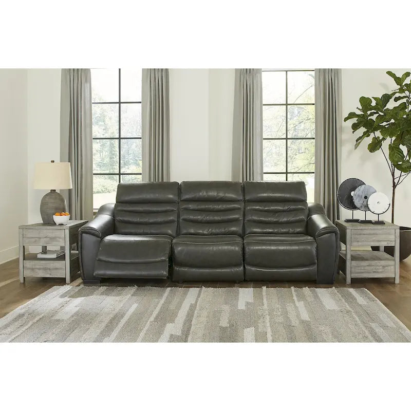 Signature Design by Ashley Center Line 3-Piece Power Reclining Sectional Sofa - 110.5W x 40D x 35H