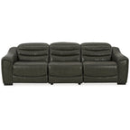 Signature Design by Ashley Center Line 3-Piece Power Reclining Sectional Sofa - 110.5W x 40D x 35H