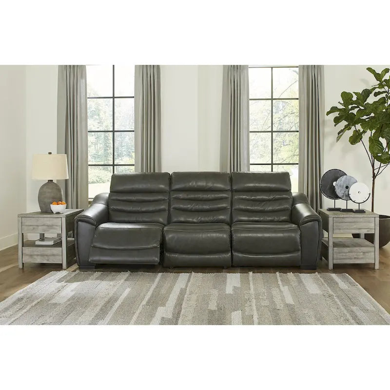 Signature Design by Ashley Center Line 3-Piece Power Reclining Sectional Sofa - 110.5W x 40D x 35H