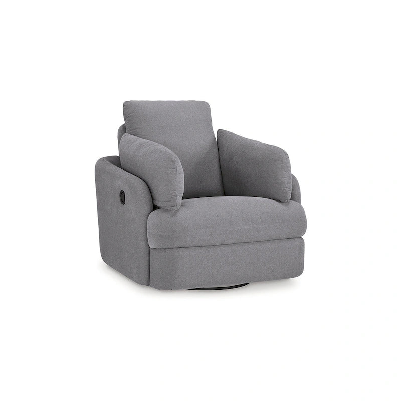 Signature Design by Ashley Modmax Dark Gray Swivel Glider Recliner