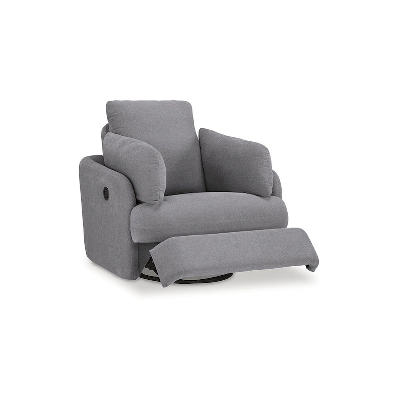 Signature Design by Ashley Modmax Dark Gray Swivel Glider Recliner