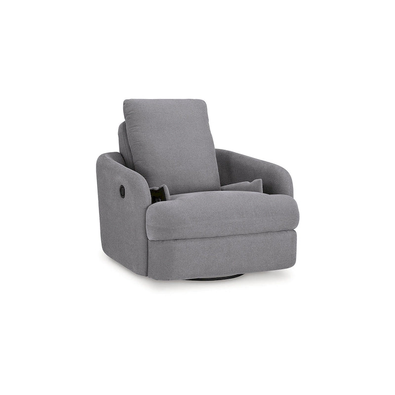 Signature Design by Ashley Modmax Dark Gray Swivel Glider Recliner