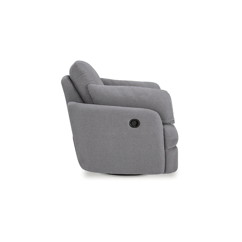 Signature Design by Ashley Modmax Dark Gray Swivel Glider Recliner