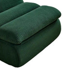 34 Modern Single Sofa Upholstered Sponge Couch with Ottoman for Small Space