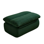 34 Modern Single Sofa Upholstered Sponge Couch with Ottoman for Small Space