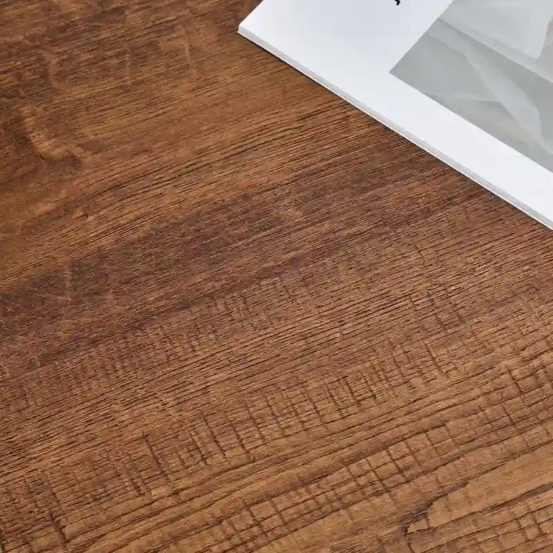 39 Coffee Table with 2-Tier Rubberwood Legs