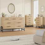 38.6 Tall 4 Drawer Dresser with Storage Freestanding