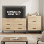 38.6 Tall 4 Drawer Dresser with Storage Freestanding