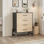 38.6 Tall 4 Drawer Dresser with Storage Freestanding