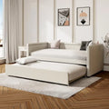 Upholstered Twin Daybed with Trundle