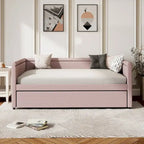 Upholstered Twin Daybed with Trundle