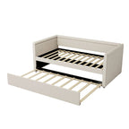 Upholstered Twin Daybed with Trundle
