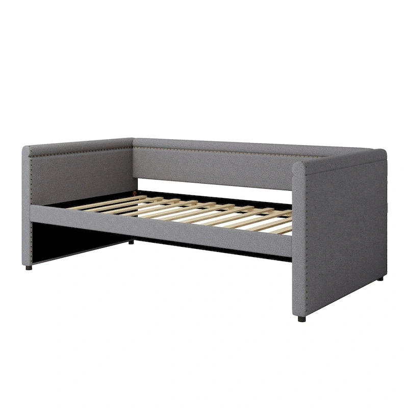 Upholstered Twin Daybed with Trundle