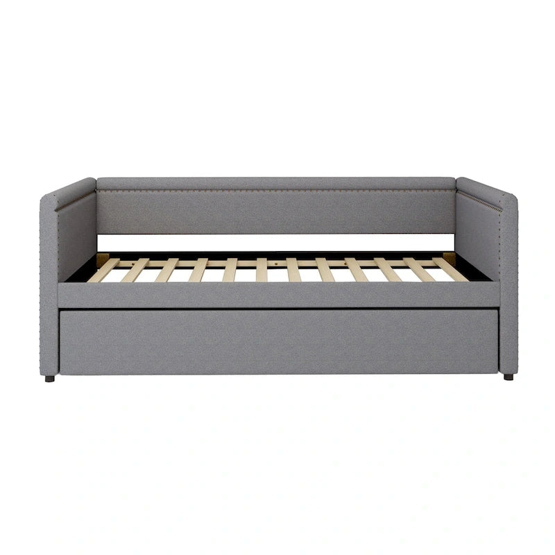 Upholstered Twin Daybed with Trundle