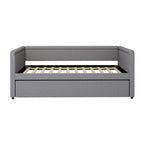 Upholstered Twin Daybed with Trundle