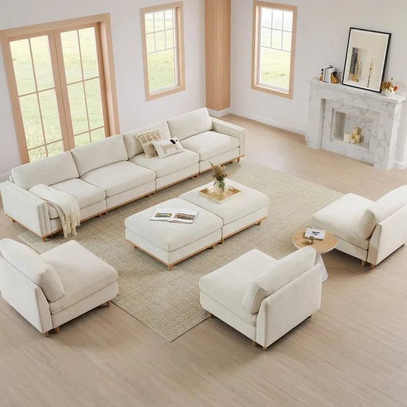 Pamela Oversized Modular Sectional Sofa Couch