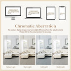 110 L-Shaped 5 Seater Sectional Sofa with Removable Ottoman, Cloud Chenille Upholstery and 5 Pillows