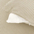 102 Corduroy Modern 3-Seater Sofa Deep Seat with Cup Holders & Phone Holder