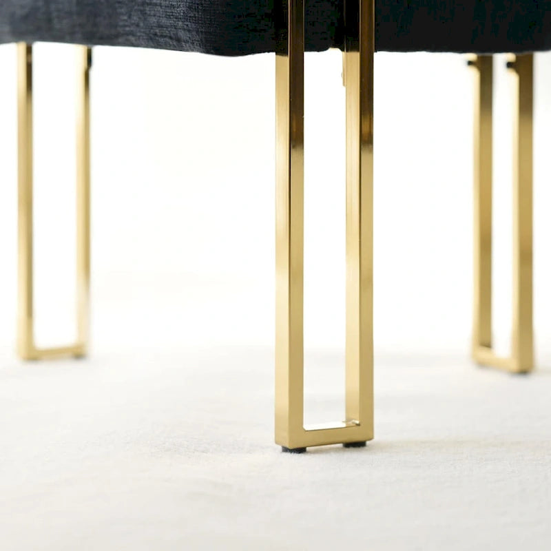 Chenille Upholstered Armchair (Set of 2)