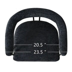 Chenille Upholstered Armchair (Set of 2)