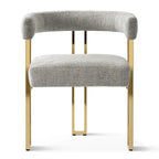 Chenille Upholstered Armchair (Set of 2)