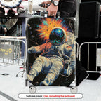 1-Piece Cosmic Astronaut Explosion Galaxy Universe Outer Space  Suitcase Luggage Cover, Stretch Protective Sleeve